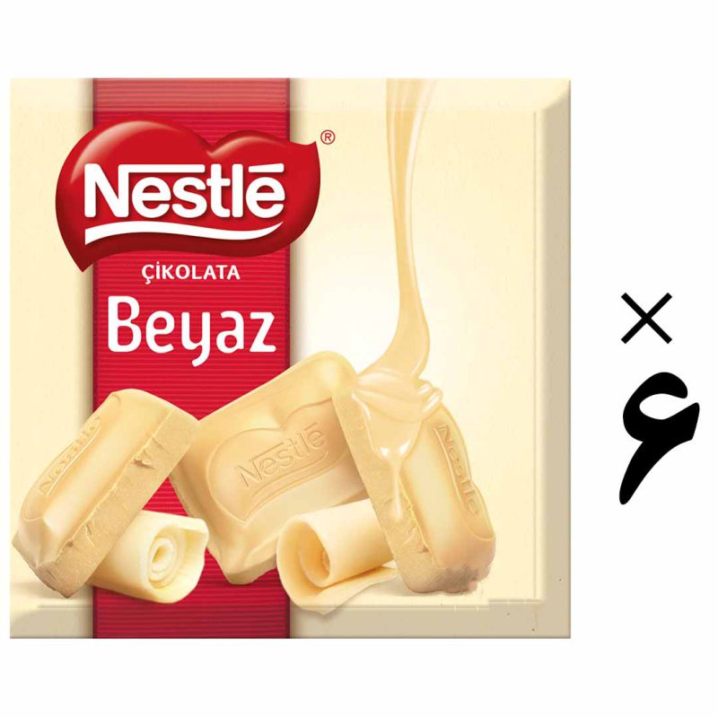 شکلات اتی سفید کلاسیک بسته 6 عددی Nestle Damak