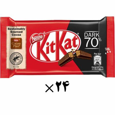 شکلات تلخ 70 درصد 24 عددی کیت کت Kit Kat