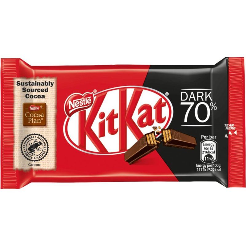 شکلات تلخ 70 درصد 41/5 گرمی کیت کت Kit Kat