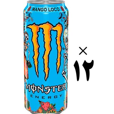 نوشیدنی انرژی زا 12 عددی Monster Mango