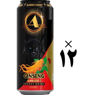 نوشیدنی انرژی زا جینسینگ آلپرن 12 عددی Alperens