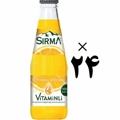 نوشیدنی ویتامینه با طعم پرتغال 24 عددی سیرما Sirma