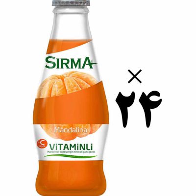 نوشیدنی ویتامینه با طعم نارنگی سیرما 24 عددی Sirma