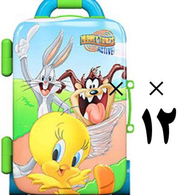 آدامس چمدانی 12 عددی Looney Tunes