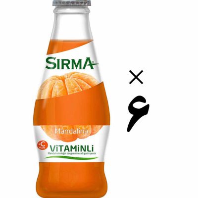 نوشیدنی ویتامینه با طعم نارنگی سیرما 6 عددی Sirma