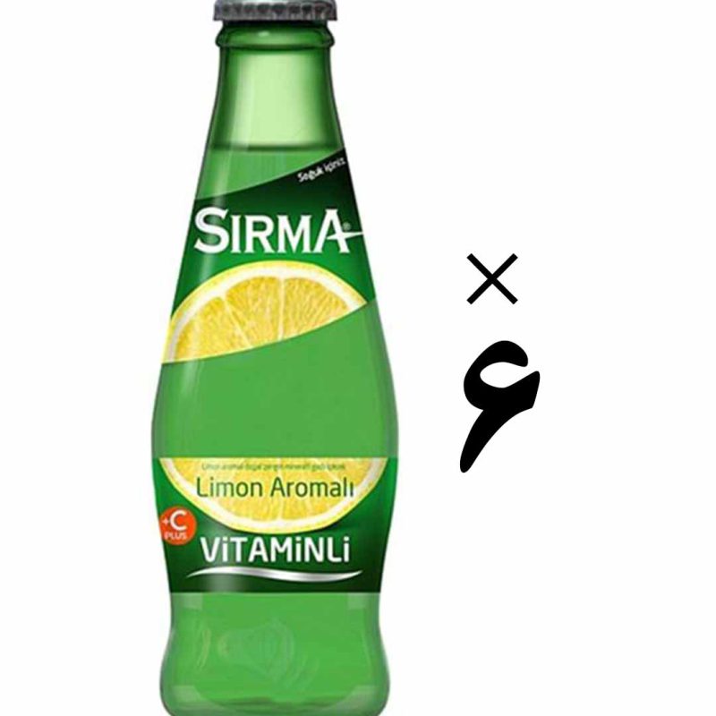 نوشیدنی ویتامینه با طعم لیمو سیرما 6 عددی Sirma