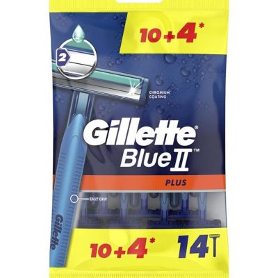 خود تراش ژیلت 14 عددی مدل Gillette Blue 2 Plus