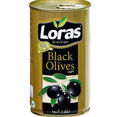 زیتون سیاه با هسته لوراس 2.5 گرم Loras