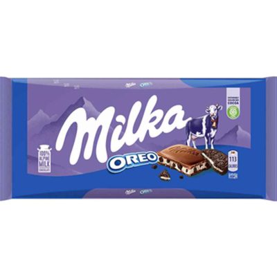شکلات میلکا طعم بیسکوییت اورئو 100 گرم مدل Mika Oreo