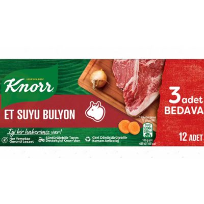 عصاره گوشت کنور 12 عددی Knorr