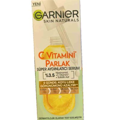 سرم ویتامین سی گارنیر شفاف و درخشان کننده پوست 30 میلی لیتر Garnier