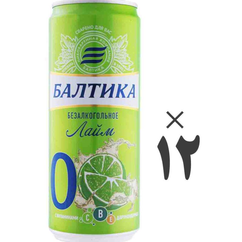 آبجو بالتیکا 12 عددی لیمویی بدون الکل Baltika