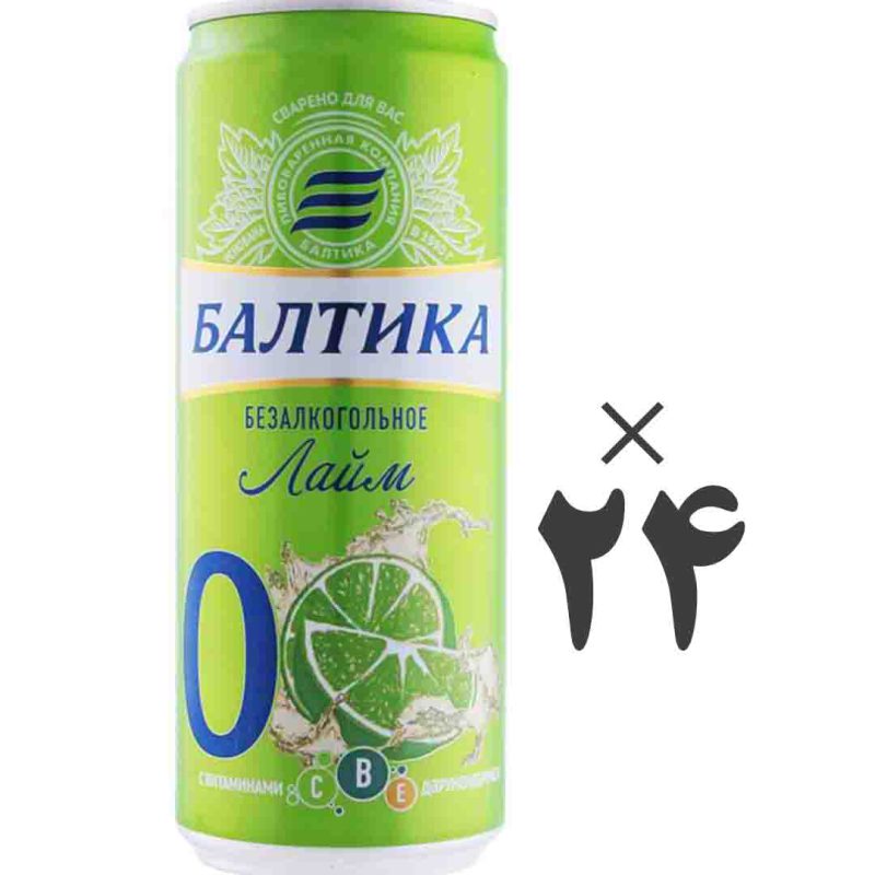 آبجو بالتیکا 24 عددی لیمویی بدون الکل Baltika