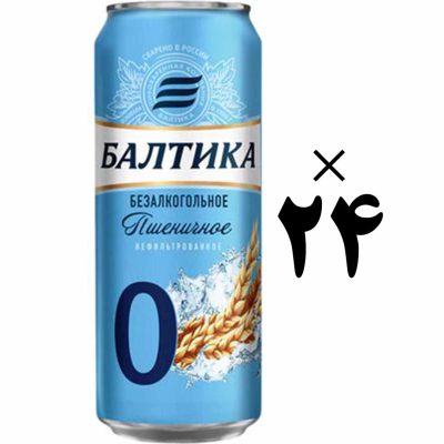 آبجو بالتیکا بدون الکل گندمی 24 عددی Baltika