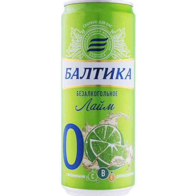 آبجو بالتیکا 330 میلی لیتر لیمویی بدون الکل Baltika