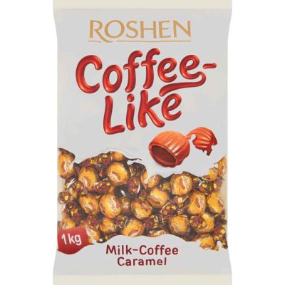 آبنبات کافی لایک روشن با مغز کارامل 1 کیلو گرم Roshen Coffee Like