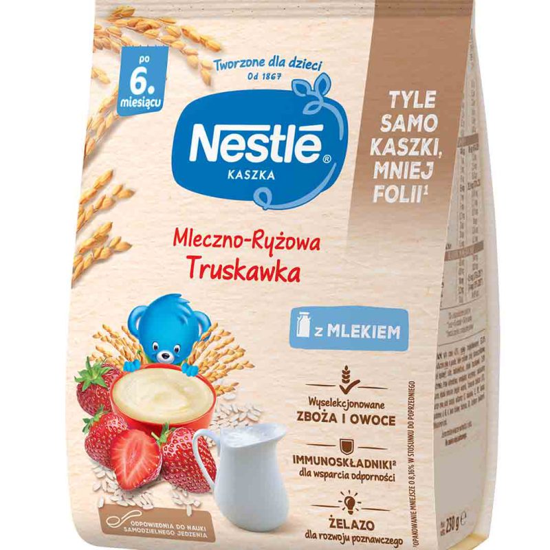 سرلاک نستله فرنی شیر برنج با تمشک 230 گرم Nestle