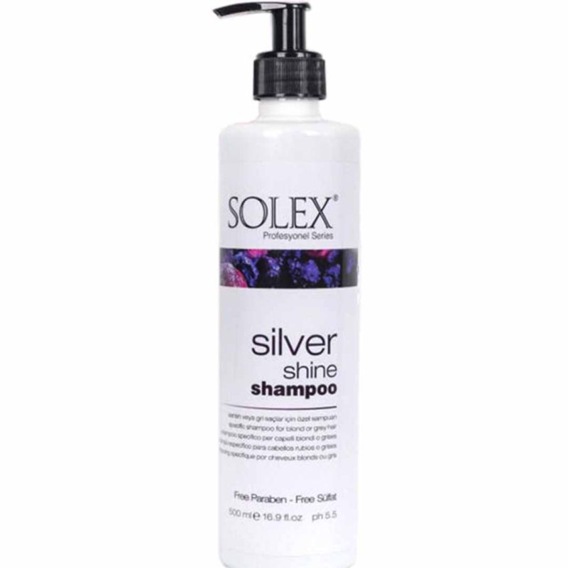 شامپو تخصصی بدون سولفات 500 میلی لیتری سولکس Solex Silver Shine