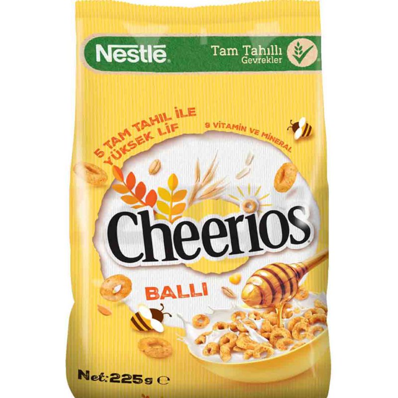 غلات صبحانه حلقه ای چیریوز نستله با طعم عسل 225 گرم Nestle Cheerios