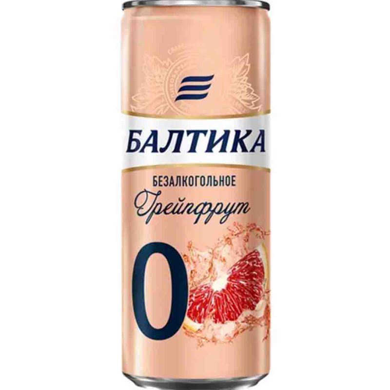 نوشیدنی گریپ فروت قوطی 330 میلی لیتری بالتیکا Baltika