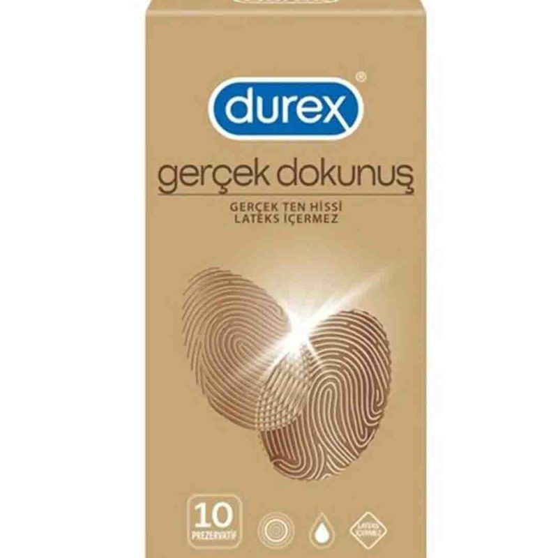 کاندوم تاخیری دورکس 10 عددی Durex Gerçek Dokunuş