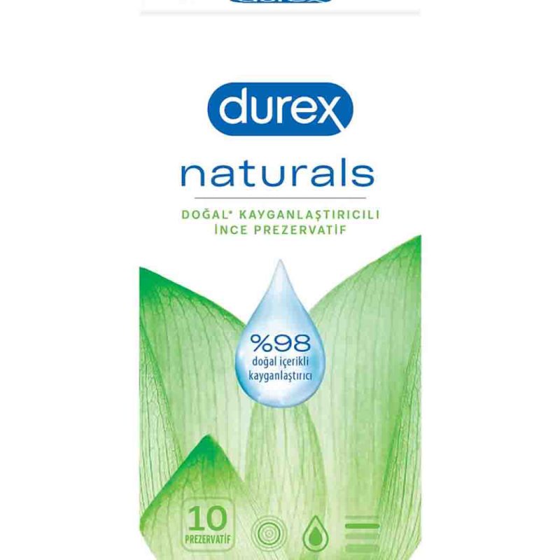 کاندوم تاخیری دورکس 10 عددی Durex Naturals