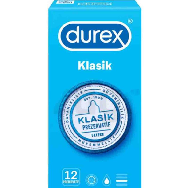 کاندوم تاخیری دورکس 12 عددی Durex Klasik