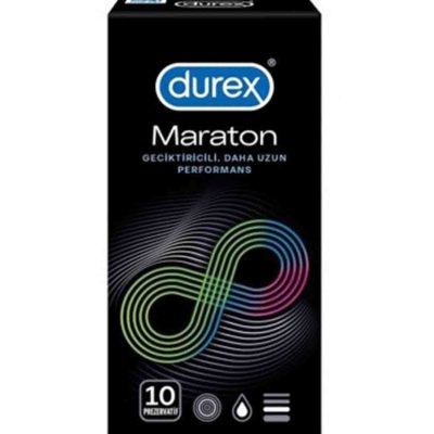 کاندوم تاخیری دورکس ماراتون 10 عددی Durex Maraton