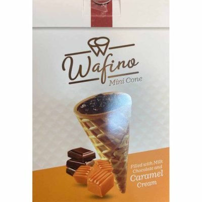 دسر مینی بستنی 180 گرمی کارامل Walina Mini Cone