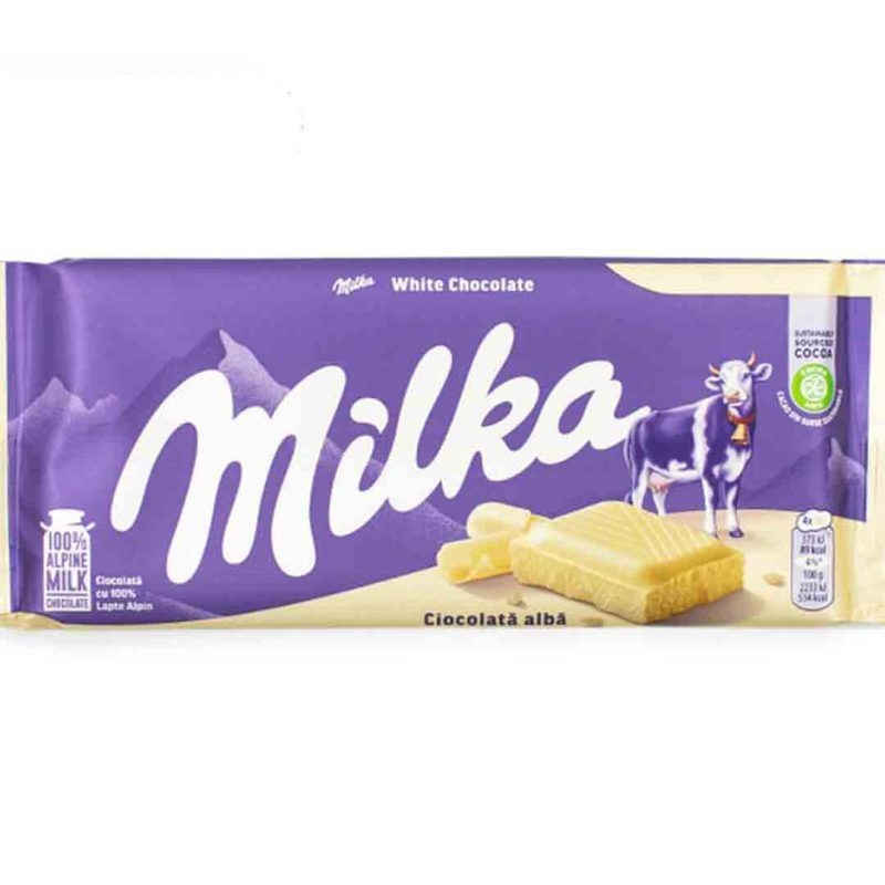 شکلات سفید میلکا 100 گرم میلکا Milka