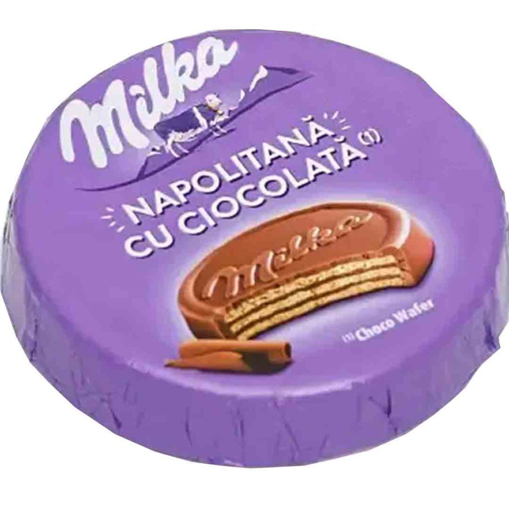 ویفر ناپلی با شکلات 30 گرم میلکا Milka