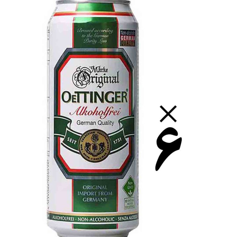 نوشیدنی آبجو بدون الکل اوتینگر 6 عددی Oettinger