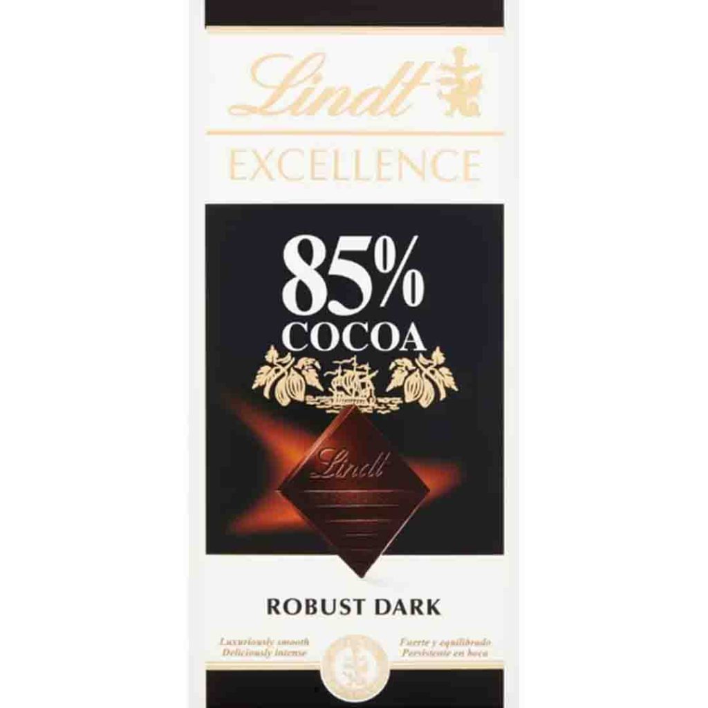 شکلات تیره 85% کاکائو لینت 100 گرمی Lindt Excellence