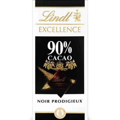 شکلات تیره 90% کاکائو لینت 100 گرمی Lindt Excellence