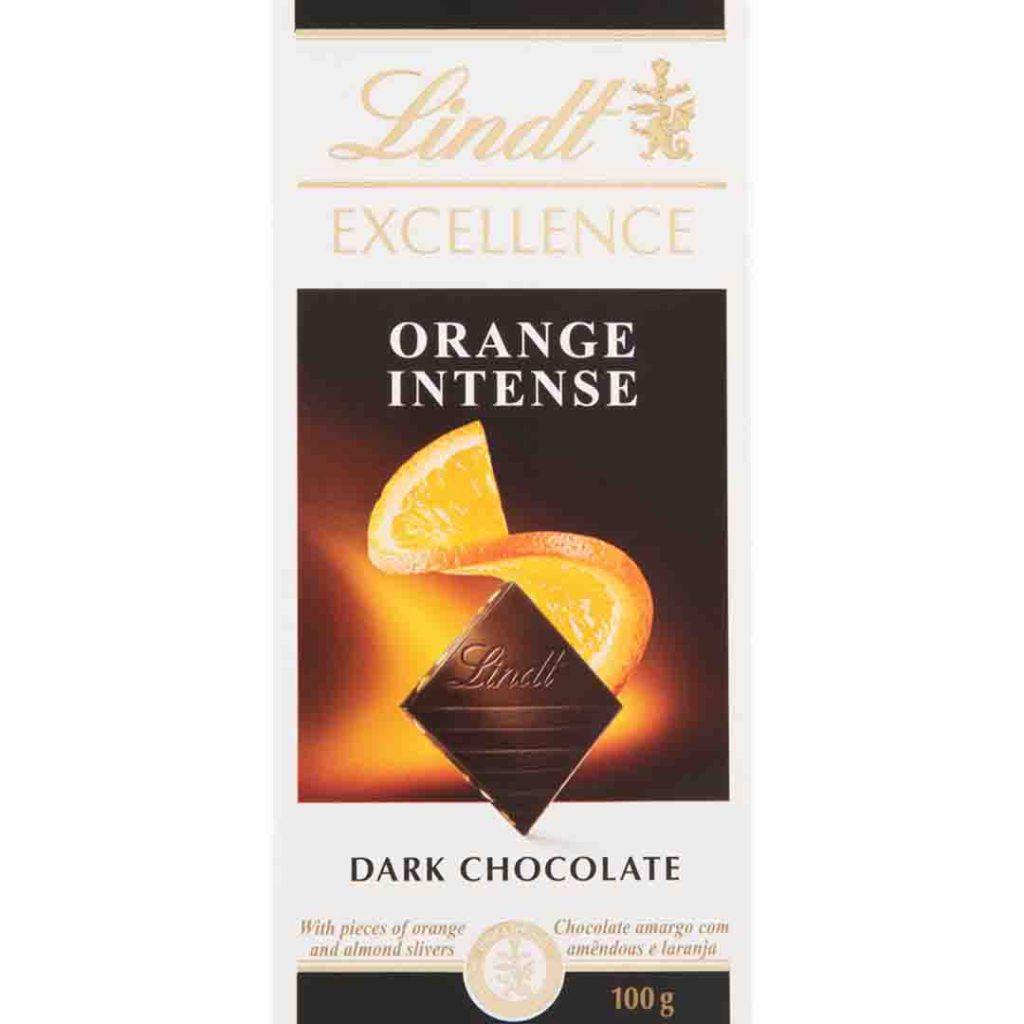 شکلات تیره نارنجی لیندت 100 گرمی Lindt Excellence