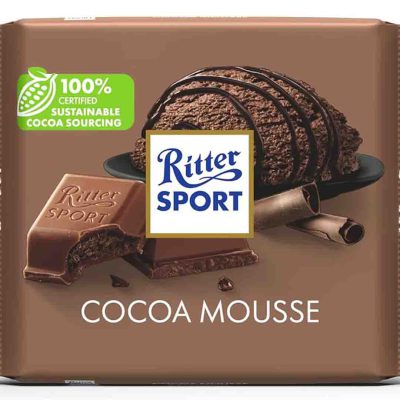 شکلات ریتر اسپرت با مغز موس کاکائو 100 گرم Ritter Sport