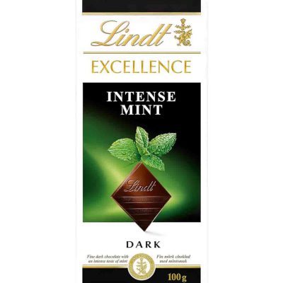 شکلات نعنای تیره لینت 100 گرمی Lindt Excellence