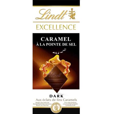 شکلات کارامل فلور دو سل لینت 100 گرمی Lindt Excellence