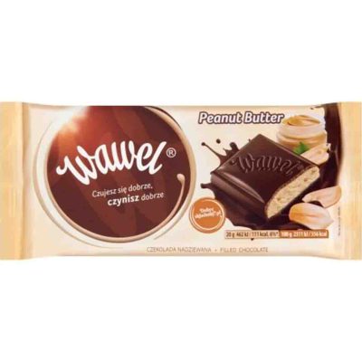شکلات کره بادام زمینی واول 100 گرمی Wawel